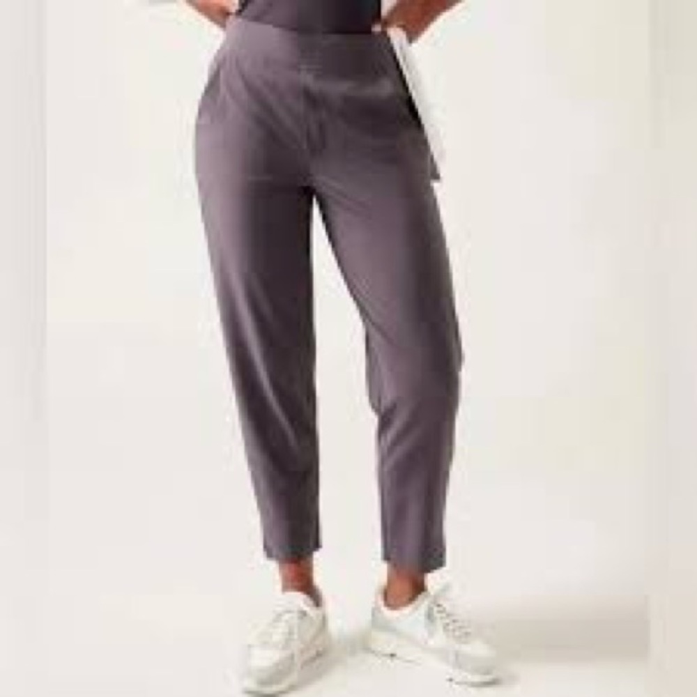 Athleta Brooklyn Ankle Pant - purple size 6